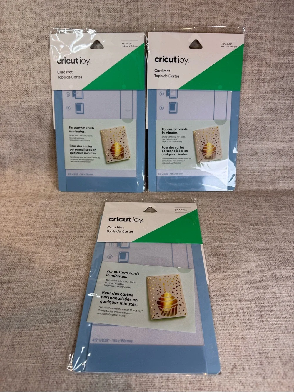 Cricut Joy Card Mat bundle includes 3 unopened mats 4.5